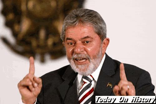 2003年1月1日卢拉·达·席尔瓦上任巴西第27任总统(2025-1-1已更新)