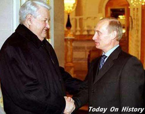 2000年1月1日叶利钦宣布辞去总统职务 权力移交普京(2025-1-1已更新)