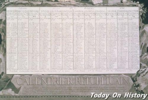1806年1月1日法国共和历被弃用(2026-1-1已更新)