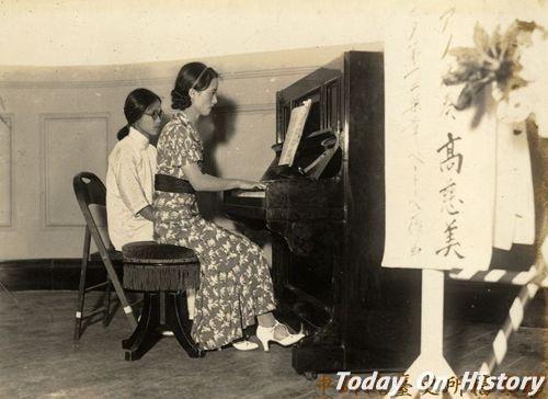 中国台湾知名留日钢琴家高慈美出生