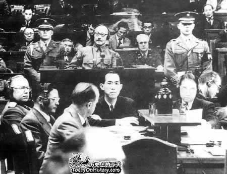 1946年1月9日中国代表在远东国际军事法庭参加审判战犯(2025-1-9已更新)