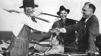 美国第32任总统罗斯福就职（1933-1945）