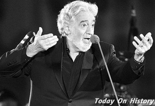 1941年1月21日西班牙男高音歌唱家普拉西多·多明戈出生(2025-1-21已更新)