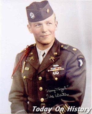 1918年1月21日美国101空降师506团二营“英雄连”连长理查德·温特斯出生(2025-1-21已更新)