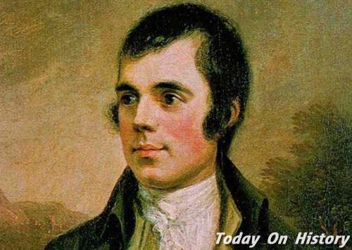 1759年1月25日18世纪著名苏格兰诗人罗伯特·彭斯出生(2025-1-25已更新)