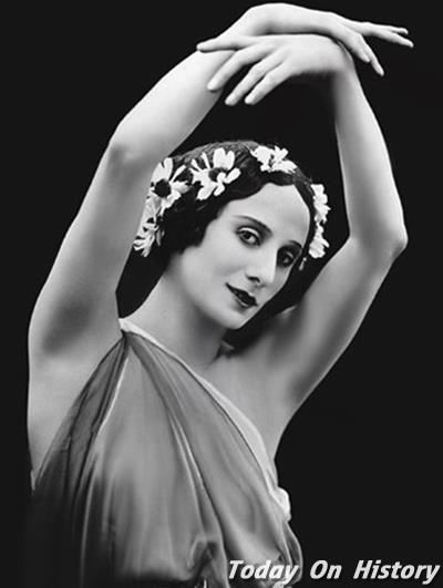 1881年2月12日俄罗斯古典芭蕾舞者安娜·巴甫洛娃出生(2025-2-12已更新)