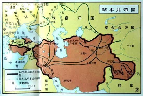 帖木儿帝国君主帖木儿逝世