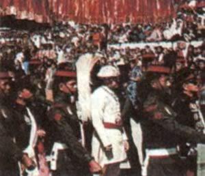 1975年2月24日尼泊尔国王比兰德拉在加德满都举行加冕仪式(2025-2-24已更新)