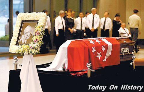 2015年3月23日新加坡国父李光耀逝世(2025-3-23已更新)