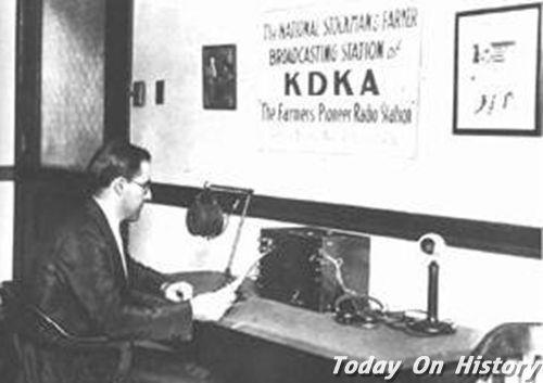1926年11月2日世界上第一家商业电台KDKA开播(2024-11-2已更新)