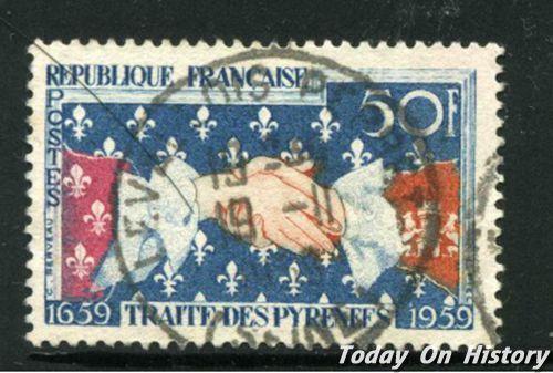 1659年11月7日西班牙和法国签订比利牛斯和约(2024-11-7已更新)