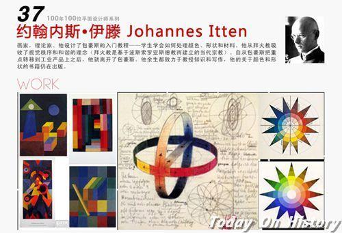 1888年11月11日瑞士艺术家、画家约翰·伊顿出生(2024-11-11已更新)