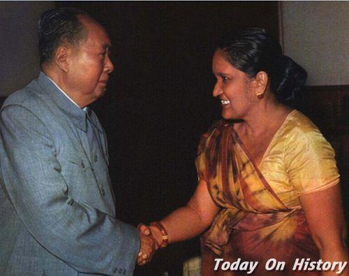 1994年11月16日78岁的班达拉奈克夫人第三次就任斯里兰卡总理(2025-11-16已更新)