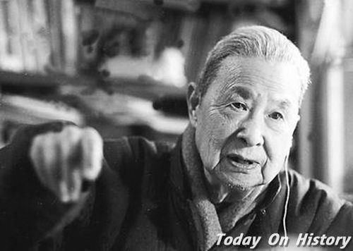 2003年11月19日作家、文学翻译家、学者施蛰存逝世(2024-11-19已更新)