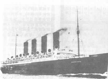 1907年11月21日姐妹船争创横渡大西洋纪录(2024-11-21已更新)