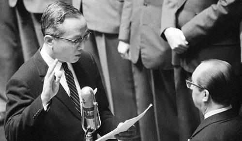 1974年11月25日联合国第三任秘书长吴丹病逝于纽约(2024-11-25已更新)