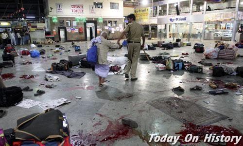 2008年11月26日孟买发生多起恐怖袭击事件 造成195人死亡(2024-11-26已更新)