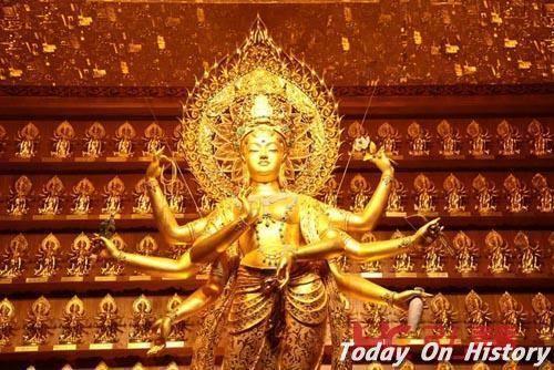 1998年11月27日南山风景区金玉观世音成世界最大的金玉佛像(2024-11-27已更新)