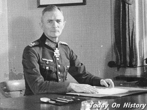 1880年12月3日纳粹德国陆军元帅费多尔·冯·博克出生(2024-12-3已更新)