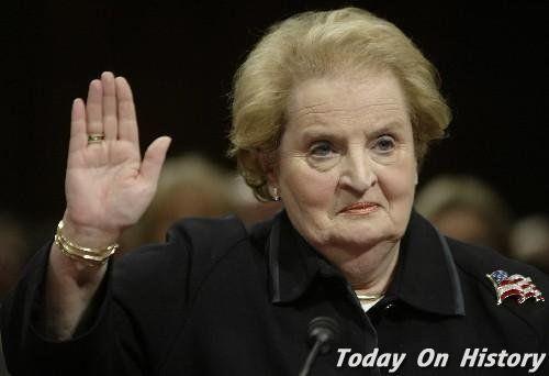 1996年12月5日奥尔布赖特出任美国首位女国务卿(2024-12-5已更新)