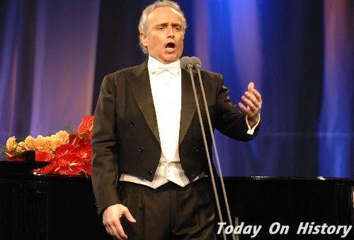 1946年12月5日世界三大男高音之一卡雷拉斯出生(2024-12-5已更新)