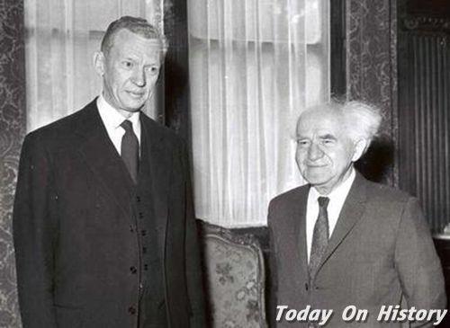 1953年12月7日戴维·本-古里安辞去以色列总理之职(2024-12-7已更新)