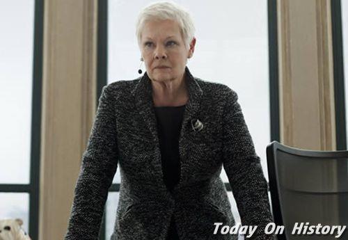 1934年12月9日大英帝国女爵士和演员朱迪·丹奇出生(2024-12-9已更新)