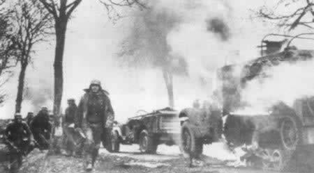 德军在阿登进行“狮鹫”反攻计划