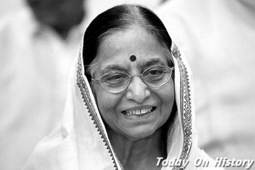 印度独立60年来的首位女总统普拉蒂巴·帕蒂尔出生