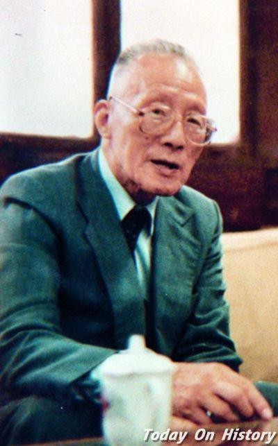 1902年12月24日科学家顾毓琇出生(2024-12-24已更新)