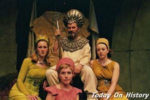 戏剧《李尔王》进行首次有记载的演出