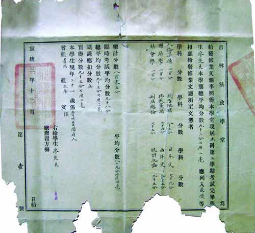 1906年12月30日清廷于吉林省城设立吉林法政馆(2024-12-30已更新)