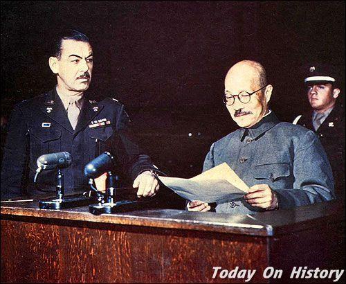 日本甲级战犯东条英机出生