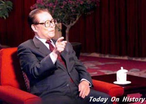 1989年12月31日江泽民上任后首次接受中央电视台记者采访(2024-12-31已更新)