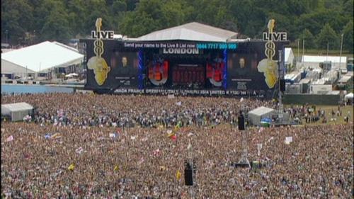 2005年7月2日关注贫穷：Live8演唱会在世界各地举行(2025-7-2已更新)