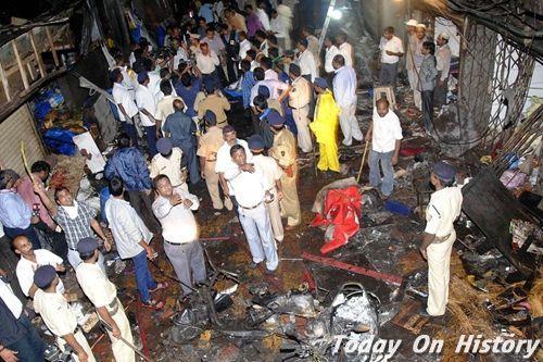 2011年7月13日孟买发生连环爆炸事件 造成17人死亡(2024-7-13已更新)