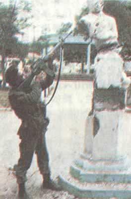 尼加拉瓜独裁者索摩查被驱逐