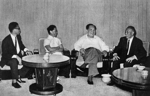 1965年7月27日毛主席接见李宗仁及其夫人和程思远先生(2024-7-27已更新)