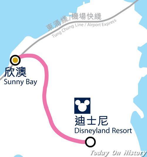 2005年8月1日香港地铁迪士尼线正式通车(2025-8-1已更新)