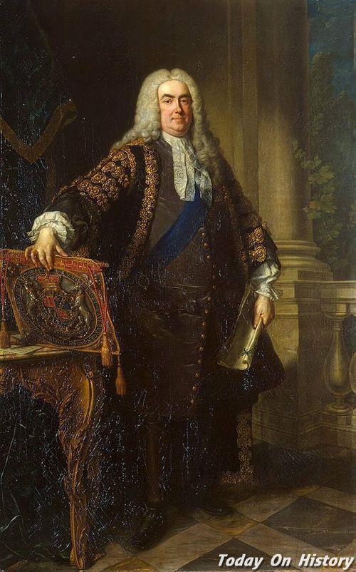 1676年8月26日英国历史上第一位首相罗伯特·沃波尔出生(2024-8-26已更新)