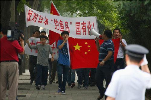 2012年9月11日日本购买钓鱼岛 中国反日大游行(2024-9-11已更新)